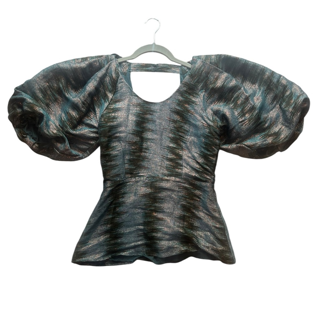 Never A‎ Wallflower Dalia Puff Sleeve Blouse